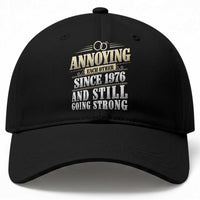 Vintage 50th Wedding Anniversary Baseball Cap Annoying Each Other Since 1976 Still Going Strong