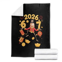 Funny Marcus The Worm Six Seven Meme Throw Blanket Lunar New Year 2026 Gift - Wonder Print Shop