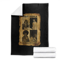 Vintage Shirley Chisholm Throw Blanket When Morality Meets Profit Quote