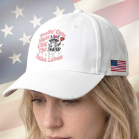 Feeling Cute Might Clog Toilet Later Baseball Cap Funny Raccoon