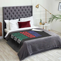Canada Mexico USA Throw Blanket Football Fan Gift