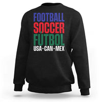 Canada Mexico USA Sweatshirt Football Fan Gift