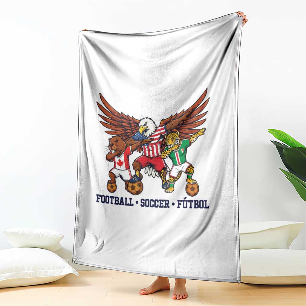 Eagle Jaguar Beaver 2026 Football Throw Blanket Supporters Gift Idea