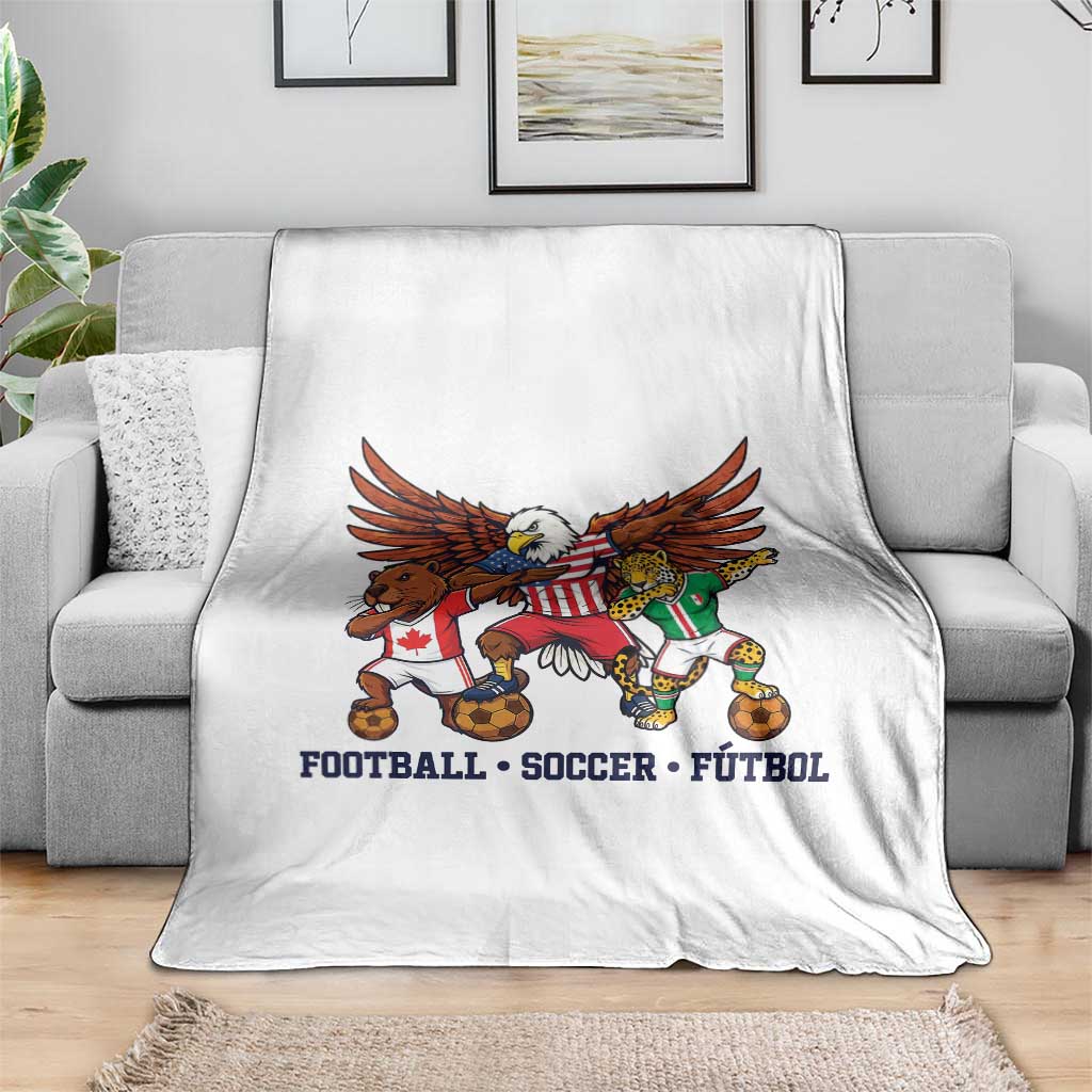 Eagle Jaguar Beaver 2026 Football Throw Blanket Supporters Gift Idea