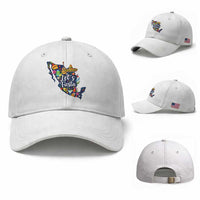 Cinco De Mayo Party Mexican Map Baseball Cap Lets Fiesta