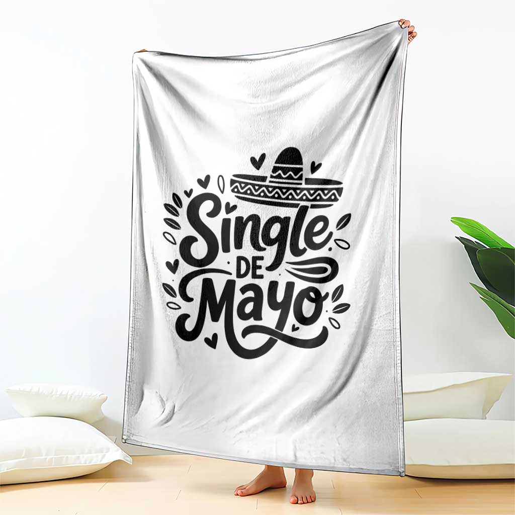 Funny Mexican Party Gift Throw Blanket Single De Mayo Squad