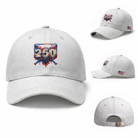 Patriotic Baseball Drip Baseball Cap USA 250th Anniversary Gift