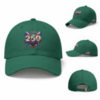 Patriotic Baseball Drip Baseball Cap USA 250th Anniversary Gift