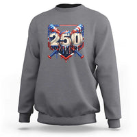 Patriotic Baseball Drip Sweatshirt USA 250th Anniversary Gift