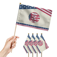 USA 250th Anniversary Baseball Patriotic Handheld Flag Athlete Gift