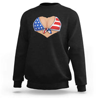 American Flag Bikini Sweatshirt Patriotic Summer Vacation Gift