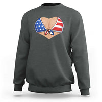 American Flag Bikini Sweatshirt Patriotic Summer Vacation Gift