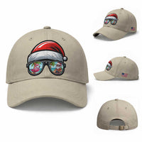 Funny Santa Sunglasses Baseball Cap Beach Christmas Vacation Graphic