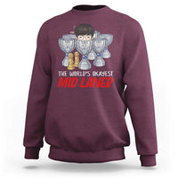 Worlds Okayest Mid Laner Sweatshirt Funny Game Lover Gift - Wonder Print Shop