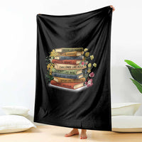 Black History Leaders Book Throw Blanket African American Teachers - Wonder Print Shop