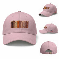 African American Teachers Gift Baseball Cap Black History Leaders Book