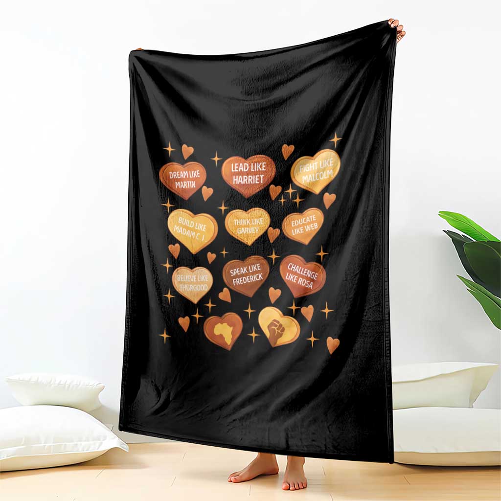 Black History Leaders Throw Blanket African American Teachers Pride - Wonder Print Shop