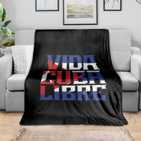 Viva Cuba Libre Throw Blanket Cuban Freedom Supporter