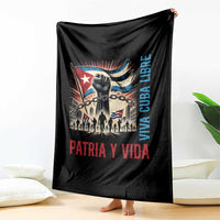 Cuban American Pride Throw Blanket Viva Cuba Libre Supporter