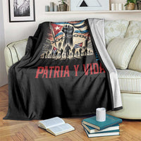 Cuban American Pride Throw Blanket Viva Cuba Libre Supporter