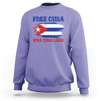 Cuban American Pride Sweatshirt Freedom For Cuba