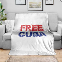 Free Cuba Throw Blanket Stand With Cuban People Gift