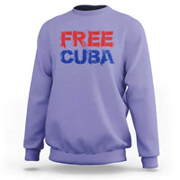 Free Cuba Sweatshirt Stand With Cuban People Gift