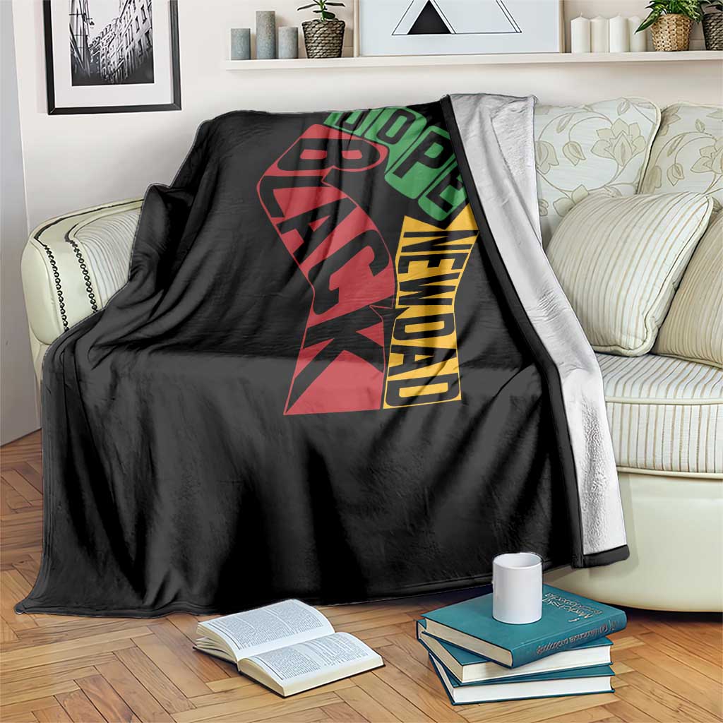 First Fathers Day Black Dad Throw Blanket New Dad Gift