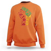 First Fathers Day Black Dad Sweatshirt New Dad Gift