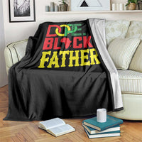 Dope Black Father Throw Blanket Proud Black Father Gift