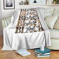 Father Leader Provider Protector King Throw Blanket Proud Black Dad Gift