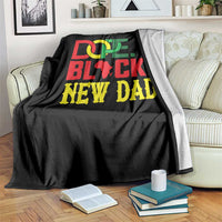 First Father's Day African American Dad Throw Blanket New Dad Gift
