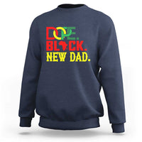 First Father's Day African American Dad Sweatshirt New Dad Gift