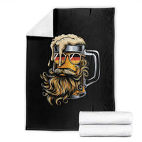 Funny Oktoberfest Beer Lover Gift Throw Blanket Cool German Beer Mug
