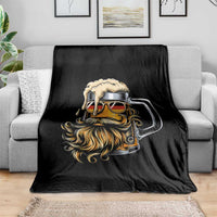 Funny Oktoberfest Beer Lover Gift Throw Blanket Cool German Beer Mug