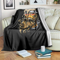 Funny Oktoberfest Beer Lover Gift Throw Blanket Cool German Beer Mug