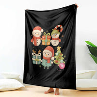 Crochet Christmas Throw Blanket Funny Xmas Gift For Crocheter - Wonder Print Shop