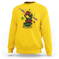 Teach Black History Education Pride Sweatshirt Black History Month - Wonder Print Shop