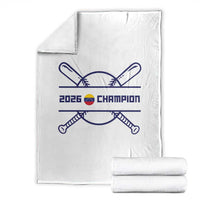 Venezuela Champions 2026 Throw Blanket Baseball Pride Gift