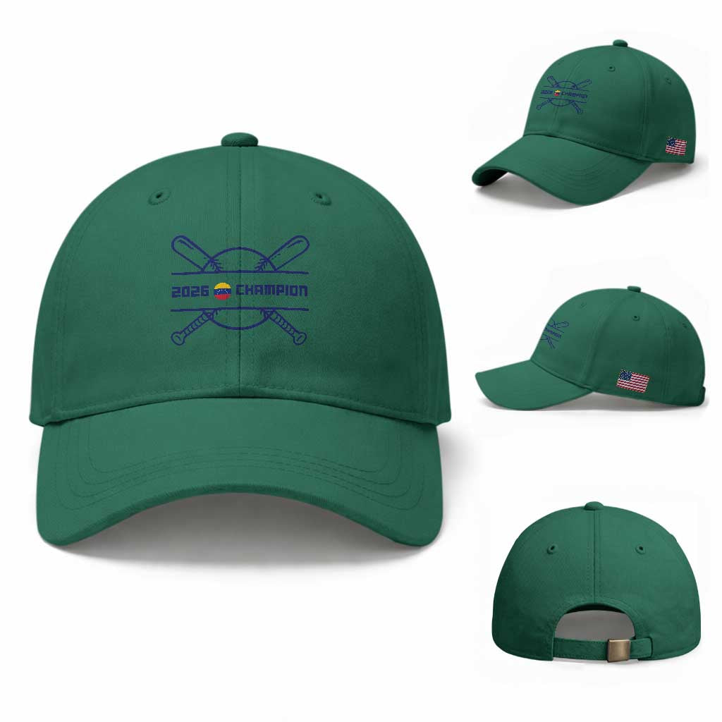 Venezuela Champions 2026 Baseball Cap Baseball Pride Gift