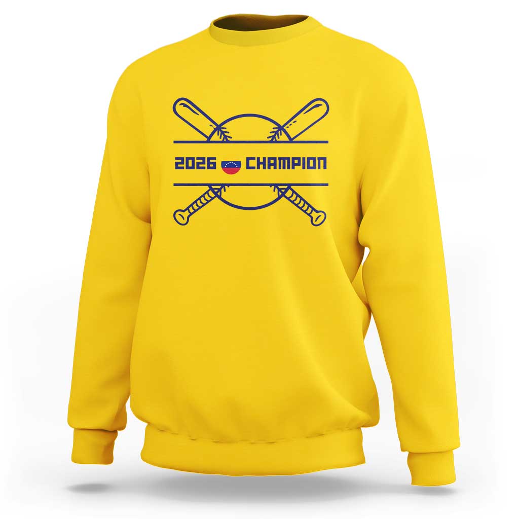 Venezuela Champions 2026 Sweatshirt Baseball Pride Gift