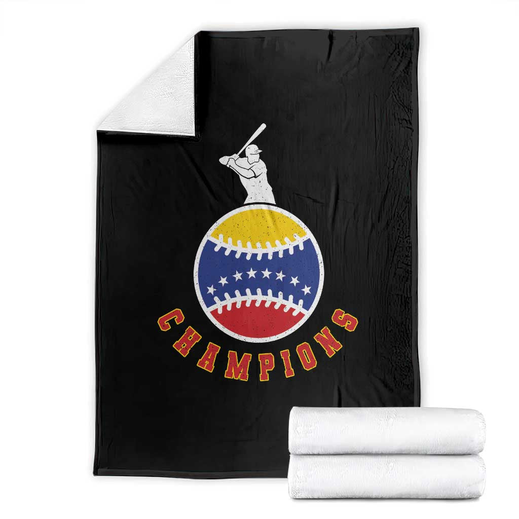 Venezuela 2026 Champions Throw Blanket Baseball Gift For Sport Lover