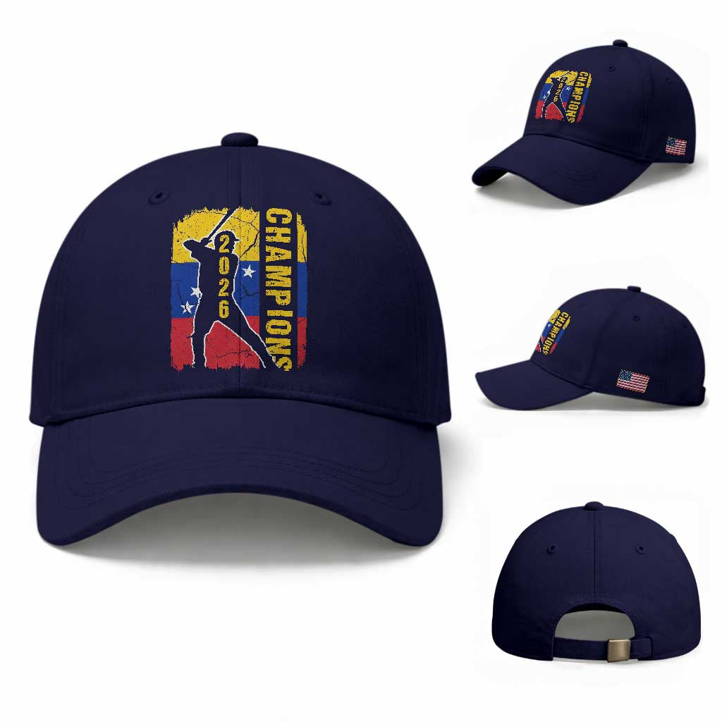 Venezuela 2026 Champions Baseball Cap Baseball Vinotinto Pride Gift
