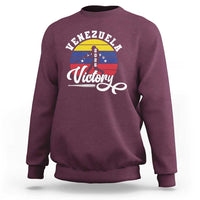 Venezuela 2026 Victory Baseball Sweatshirt Retro Softball Player Gift