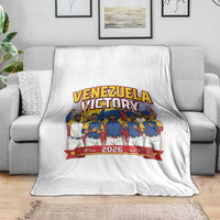 Venezuela Baseball Victory Throw Blanket Venezuelan Pride Gift