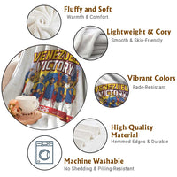 Venezuela Baseball Victory Throw Blanket Venezuelan Pride Gift