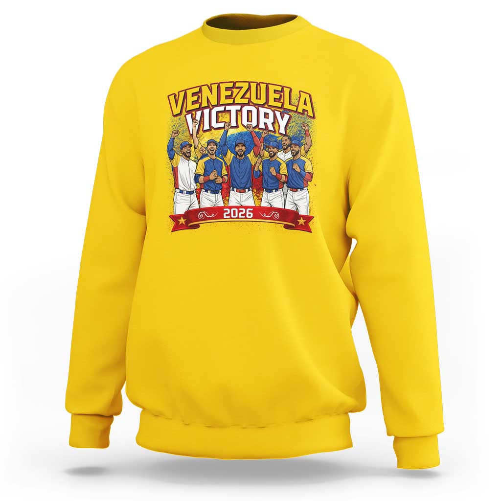 Venezuela Baseball Victory Sweatshirt Venezuelan Pride Gift