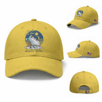 Melting Snowman Christmas In July Baseball Cap It Is Fine Everything Is Fine