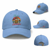 Aloha Tropical Pineapple Christmas Baseball Cap Vintage Beach Xmas Gift