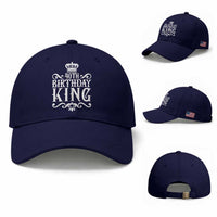 40th Birthday King Royal Crown Graphic For Men Baseball Cap